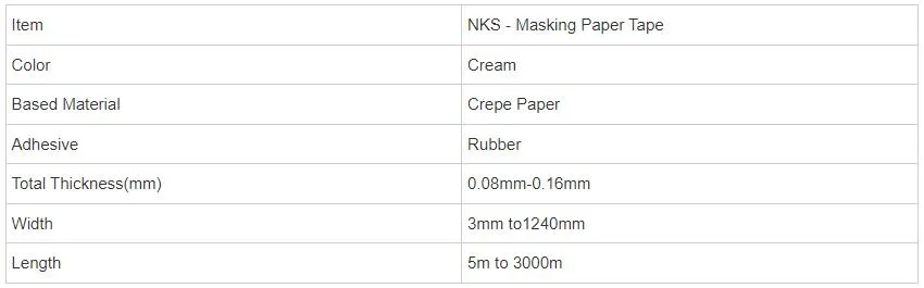 Spool Roll Masking Tape Spool Roll Masking Tape